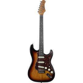 Guitarra eléctrica Eko Starter ST400 tipo Strat - Sunburst