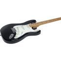 Guitarra eléctrica Eko Starter ST401 tipo Strat (diapasón de arce) - Negra