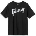 T-Shirts - Distressed Gibson Logo T (Black), Medium