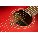 GUITARRA ACÚSTICA LAG DREADNOUGHT A/E CUTAWAY - EDICIÓN LIMITADA RED BURST