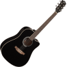 GUITARRA ACÚSTICA DREADNOUGHT RANGER 6 A/E CUTAWAY - Negra