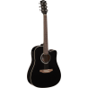 GUITARRA ACÚSTICA DREADNOUGHT RANGER 6 A/E CUTAWAY - Negra
