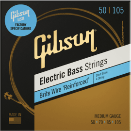JUEGO BAJO NICKEL BRITE WIRE (ESCALA CORTA) MEDIUM 50-105