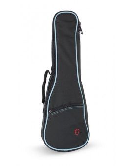 Funda Ukelele Soprano Ortolà Ref.8215 Negre-Turquesa