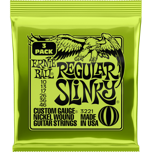 JUEGO ELÉCTRICA SLINKY LIME 10-46 TRIPACK (3)