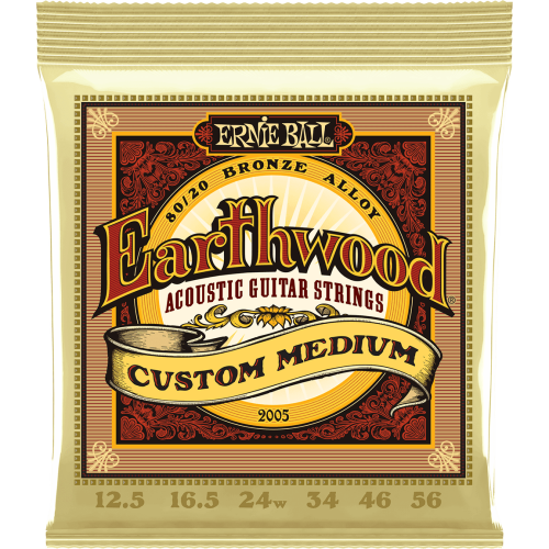 JUEGO ACÚSTICA EARTHWOOD 80/20 BRONZE MEDIUM 12,5-56