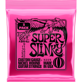 JUEGO ELÉCTRICA  SLINKY  PINK 9-42 TRIPACK (3)