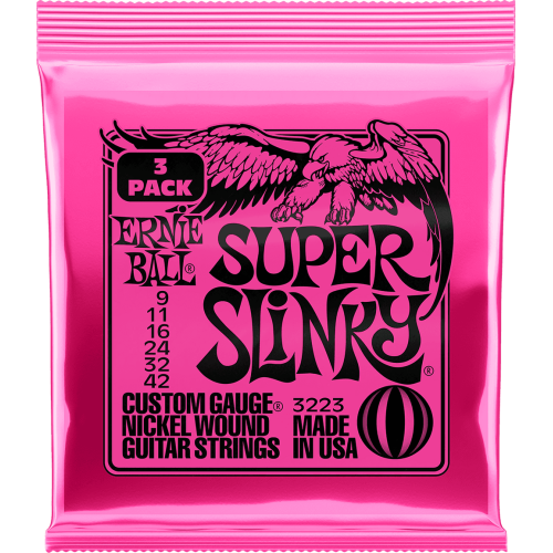 JUEGO ELÉCTRICA  SLINKY  PINK 9-42 TRIPACK (3)