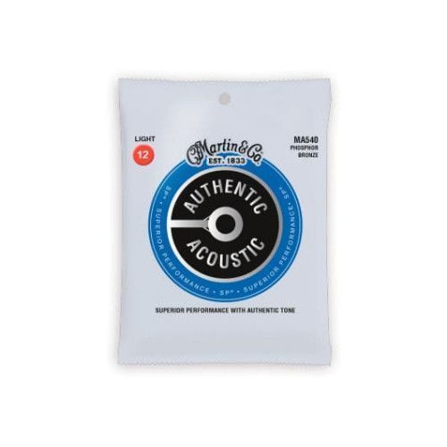 JUEGO ACÚSTICA AUTHENTIC SP PHOSPHOR BRONZE 92/8 LIGHT 12-54