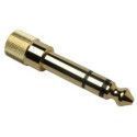Adaptador 6,3 en Oro para C400,K100HD,K141,K167