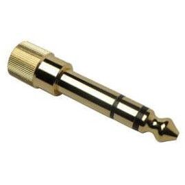 Adaptador 6,3 en Oro para C400,K100HD,K141,K167