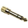 Adaptador 6,3 en Oro para C400,K100HD,K141,K167