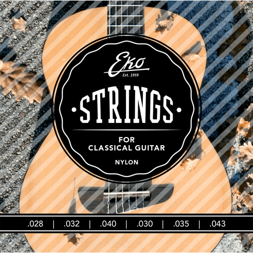 JUEGO CLÁSICA NYLON TENSIÓN NORMAL 28-43