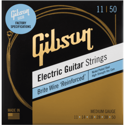 JUEGO ELÉCTRICA NICKEL BRITE WIRE "REINFORCED" MEDIUM 11-50