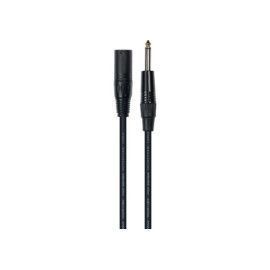 Cable de 3 metros de longitud. Jack mono macho a XLR macho