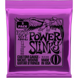 JUEGO ELÉCTRICA  SLINKY  PURPLE 11-48 TRIPACK (3)