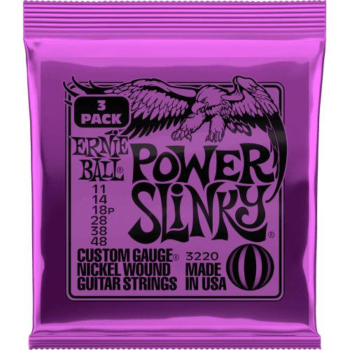 JUEGO ELÉCTRICA  SLINKY  PURPLE 11-48 TRIPACK (3)