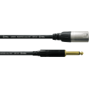 Cable de audio jack mono/XLR macho 5 m