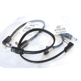CABLE ALIMENTACIÓN AA FLAT Negro - 18 cm