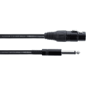 Cable de audio jack XLR/mono hembra de 5 m