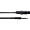 Cable de audio jack XLR/mono hembra de 5 m