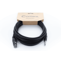 Cable de audio jack XLR/mono hembra de 5 m