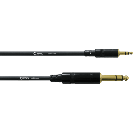 Cable de audio estéreo mini jack/jack de 3 m