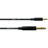 Cable de audio estéreo mini jack/jack de 3 m