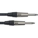 Cable de altavoz. 1 metro de largo. 2 jacks rectos