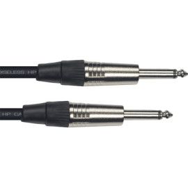 Cable de altavoz. 1 metro de largo. 2 jacks rectos