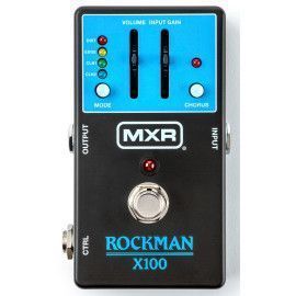 PEDAL MXR® ROCKMAN X100 OVERDRIVE / ANALOG TONE PROCESSOR