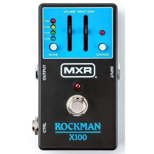 PEDAL MXR® ROCKMAN X100 OVERDRIVE / ANALOG TONE PROCESSOR