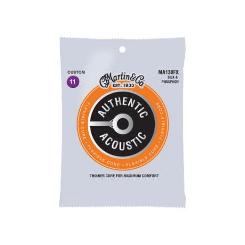 JUEGO ACÚSTICA AUTHENTIC FLEXIBLE CORE SILK & PHOSPHOR 11-47