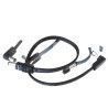 CABLE ALIMENTACIÓN AA FLAT Negro - 28 cm