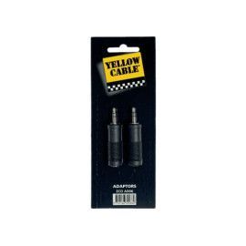Adaptador de jack macho de 3.5 mm a jack hembra mono de 6.35 mm