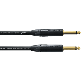 Cable de guitarra jack recto de 3 m