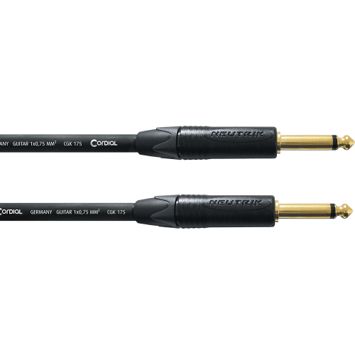 Cable de guitarra jack recto de 3 m