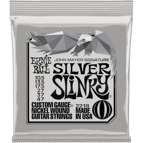 JUEGO ELÉCTRICA SLINKY SILVER JOHN MAYER SIGNATURE 10,5-47