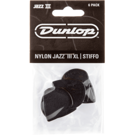 PACK 6 PÚAS NYLON JAZZ III XL STIFFO - 1,38 mm