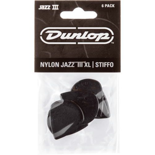 PACK 6 PÚAS NYLON JAZZ III XL STIFFO - 1,38 mm