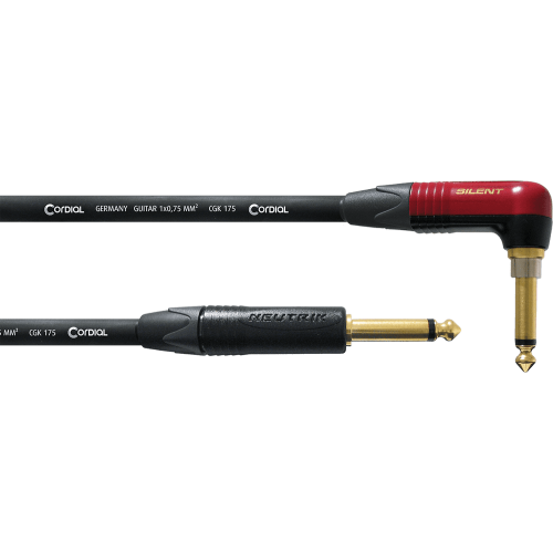 Cable de guitarra Silent jack recto/angulado 3 m