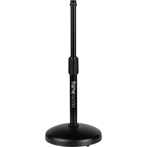 Soporte de micro de sobremesa base redon