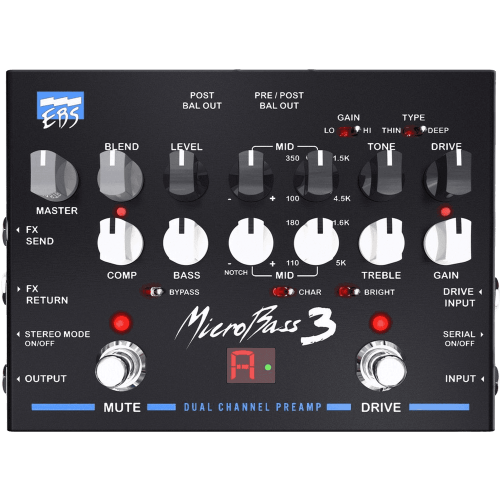 PREAMPLIFICADOR MICROBASS PROFESSIONAL - 2 CANALES