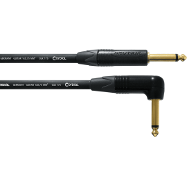 Cable de guitarra jack recto/acodado 3 m