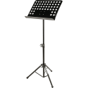 SOPORTE ATRIL ORQUESTA METAL (PERFORADO) CON FUNDA