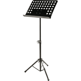 SOPORTE ATRIL ORQUESTA METAL (PERFORADO) CON FUNDA