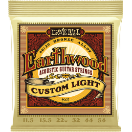 JUEGO ACÚSTICA EARTHWOOD 80/20 BRONZE LIGHT 11.5-54