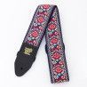 CORREA GUIT/ BAJO JACQUARD POLYPRO - ""ROYAL BLOOM