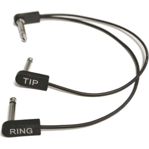 CABLE AUDIO JACK STEREO-JACK MONO(X2) - 30 CM
