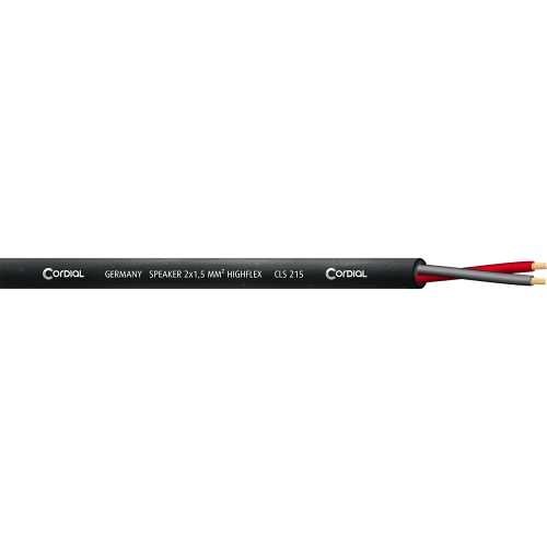 Bobina de cable Altavoz 2 x 1,5 mm² 100 m